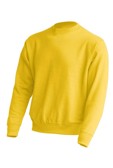 FELPA GIROCOLLO UNISEX ( JHK T-SHIRT ) giallo